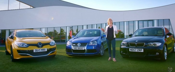 Golf R32, BMW 130i and Megane RS Battle for Your Classic Hot Hatch Money