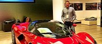 Golfer Ian Poulter Gets Fitted for New Ferrari LaFerrari