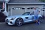 Golfer Rickie Fowler is Rolling in this Silver Mercedes AMG GT S