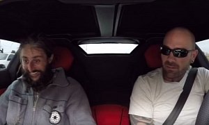 Good Guy Lamborghini Driver Gives Homeless Man a Shotgun Ride: "a Transformer"