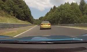 Good Guy Z06 Driver Chases Down BMW M4 on Nurburgring for Our Entertainment