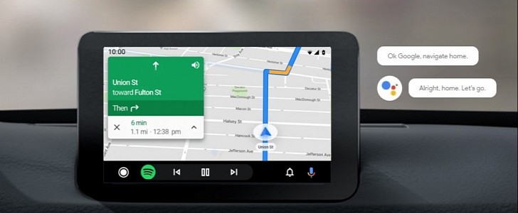 Asistente de Google en Android Auto