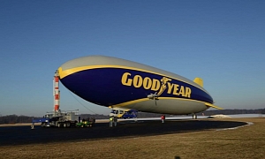 Goodyear Unveils Bigger, Faster Blimp