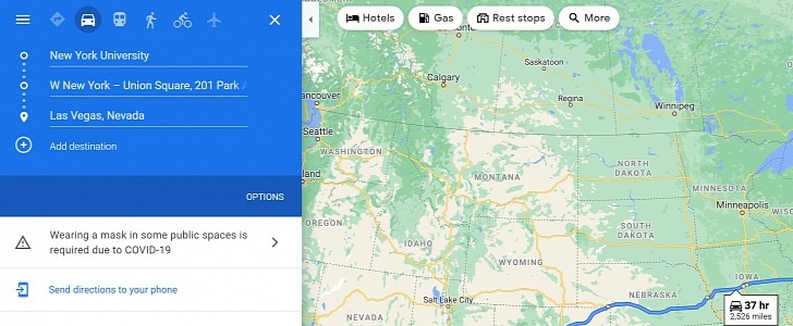 Google Maps now lets users add various stops along the route
