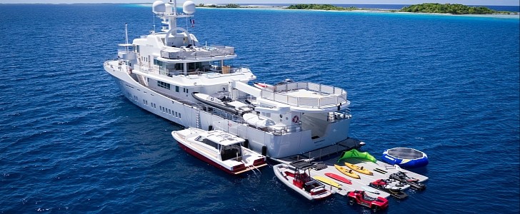 The Senses superyacht was built and 1999 and underwent the most expensive refit in New Zeeland, in 2021