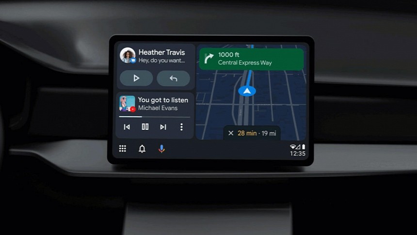 Android Auto messages