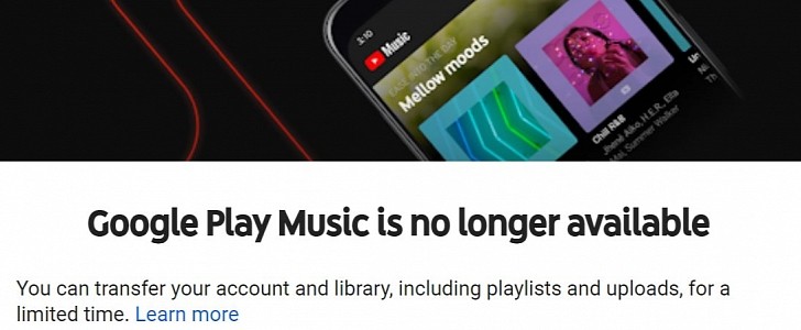 Google Play Music is now gone for good