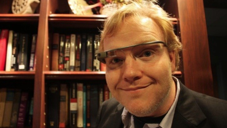 Ben Sawyer testing Google Glass