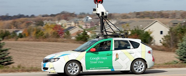 The Google Maps car
