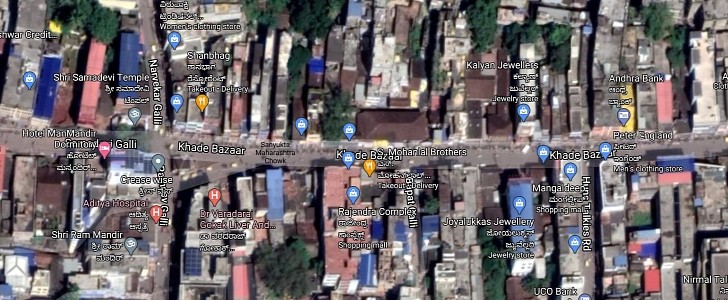 Satellite view of Belgavi, India