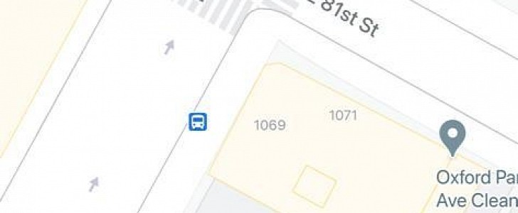 Building numbers on Google Maps