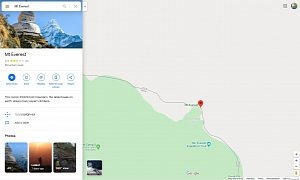 Google Maps Claims Mount Everest Is in China and the Internet Is Going Crazy