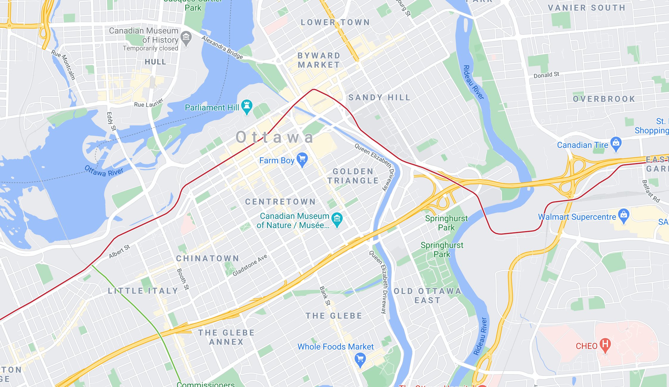 google maps location