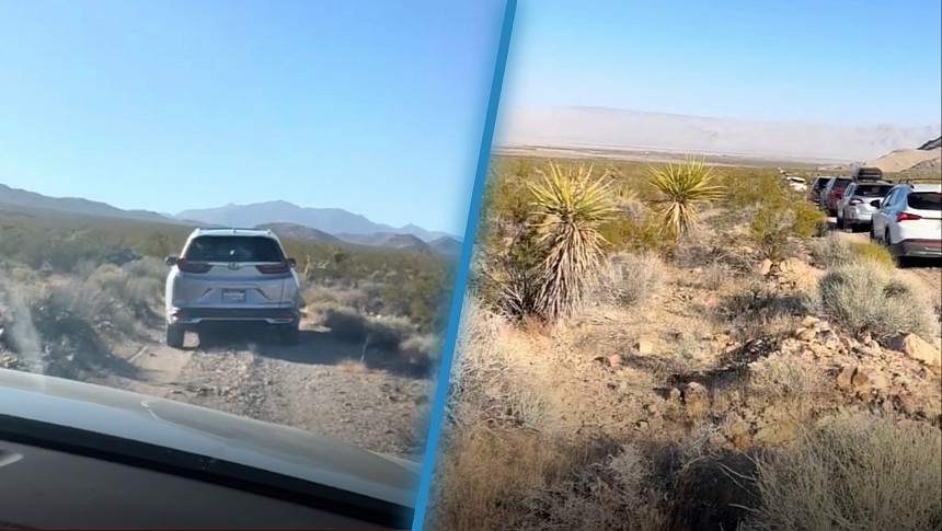 Google Maps sent the cars on a route through the desert