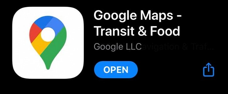 Google Maps update on iOS