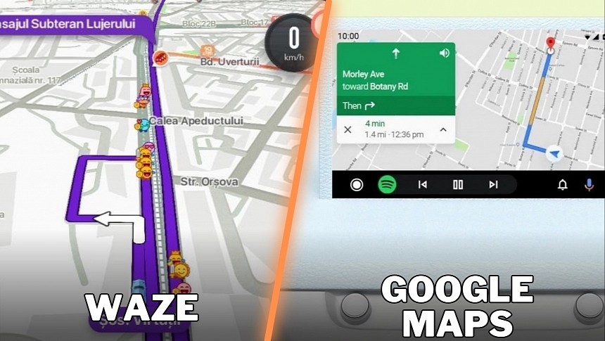 Waze and Google Maps are the most popular navigation apps today