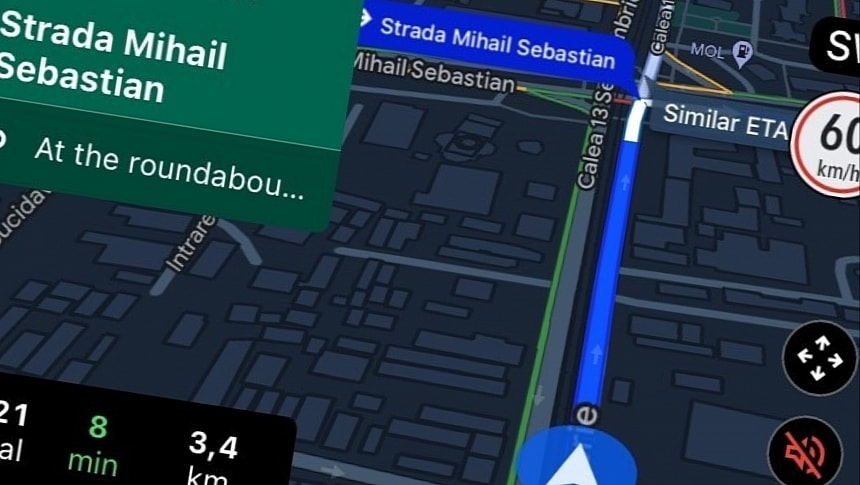 Google Maps on CarPlay