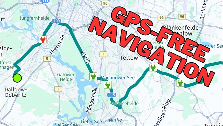 HERE's navigation system could work without a GPS connection