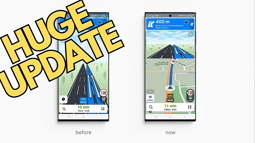 Sygic realiza un importante cambio de imagen en Android