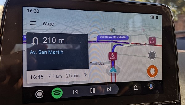 Waze en Android Auto