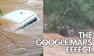 Google Maps User Plunges Into River, Thank God for a Tree