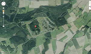 Google Maps Uses Drawn Version of the Bilster Berg Circuit