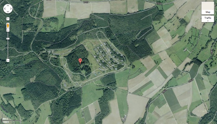 Google Maps View of the Bilster Berg Driving Resort