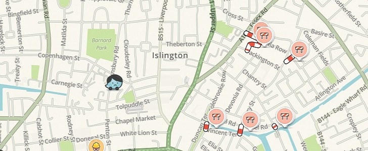 Waze data for Islington