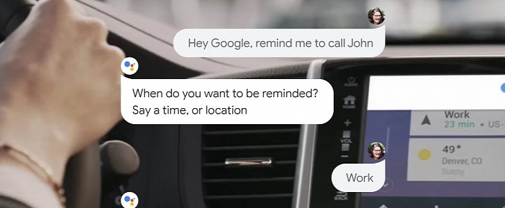 The Google app powers the Assistant in Android Auto