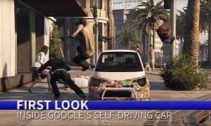 Google's Autonomous Bubble Car Is Featured in GTA V, but It Might Need Some Work
