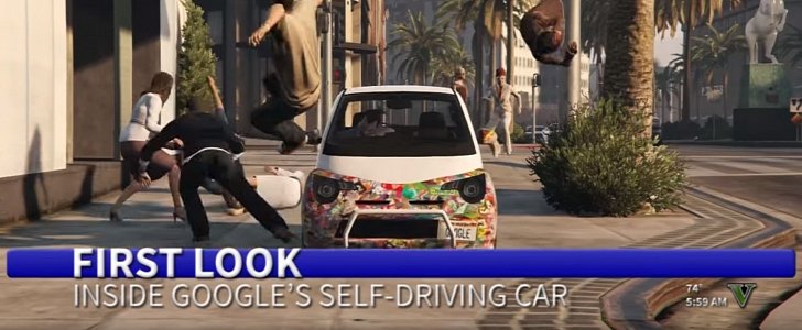 Google's Bubble Car in GTA V