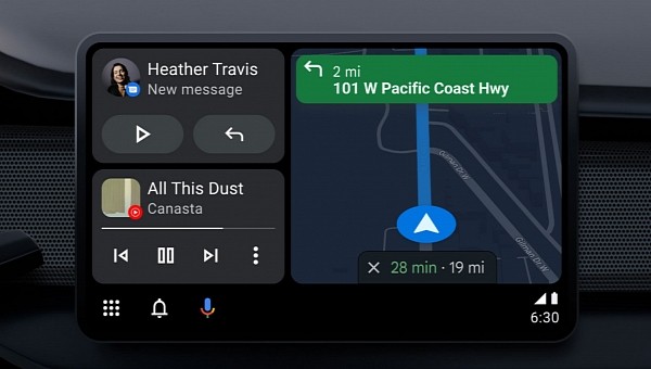Android Auto Coolwalk interface