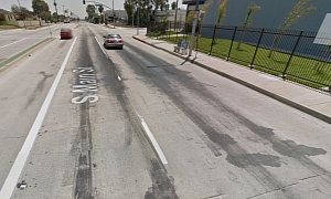 Google Street View Shows Street Racing Signs in LA; Watch the Races
