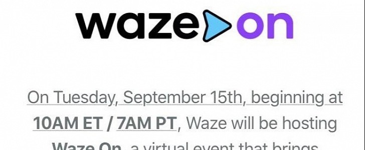 The Waze On event invite