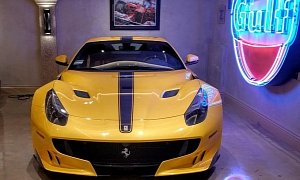 Google VP Benjamin Treynor Sloss Gets His Stunning Yellow-Blue Ferrari F12 TdF