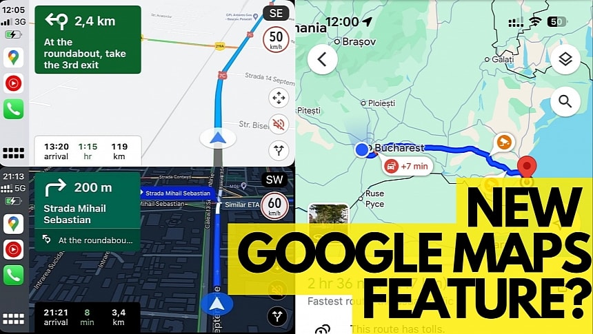 Google Maps navigation