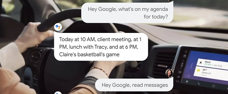 Google Assistant powers the hands-free experience on Android Auto