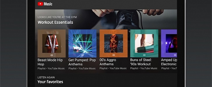 YouTube Music recommended playlists