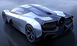 Gordon Murray T.50 Supercar Revealed with Huge Rear Fan and 980 Kg Weight