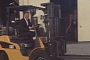 Gordon Ramsay Doing Donuts with a Forklift Vehicle