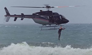 Gordon Ramsay Goes Full (Fake) James Bond, Jumps Out of Helicopter on Uncharted