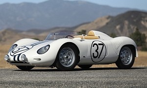 Gorgeous 1959 Porsche 718 RSK in Lucybelle III Livery Is Heading to Auction