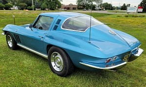 Gorgeous 1965 Corvette Sells with Two Engines, Original V8 Removed to Retain Low Mileage