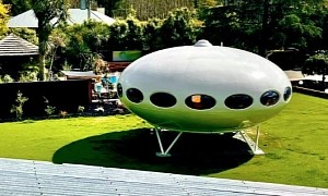Gorgeous 1974 Futuro Home Is What (Trippy) Tiny House Dreams Are Made Of