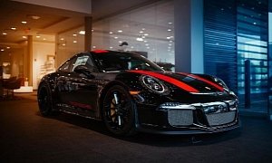 Gorgeous Black Porsche 911 R with Red Stripes Is Up For Grabs