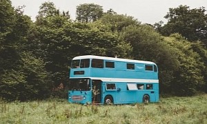Gorgeous Double-Decker Bus Moonlights as Betty, the DIY Luxurious Tiny Home