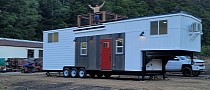 Gorgeous Hope Meadow Gooseneck Tiny House Offers the Perks of Mobile Living in Comfort