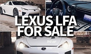 Gorgeous Low-Mileage Lexus LFA Going Under the Hammer at No Reserve