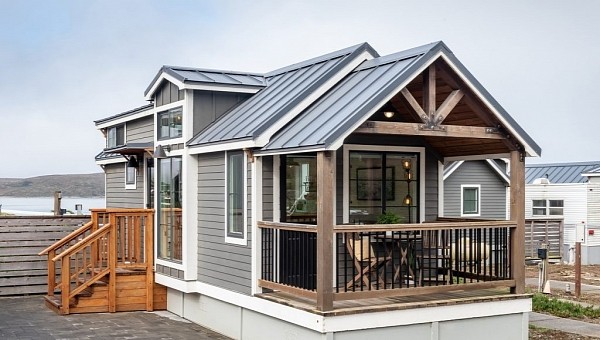 Two tiny homes that were custom built for a beach resort can now become family homes