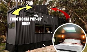 Gorgeous Tiny House Is the Only One With a Pop-Up Roof, Standing Height in the Loft